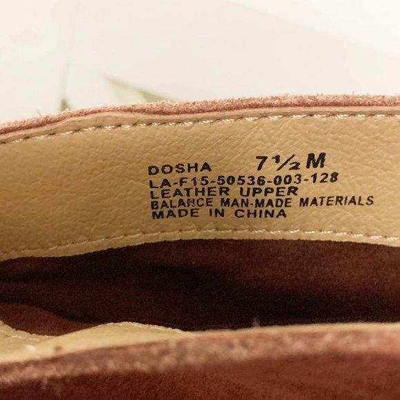 Anthropologie Latigo Dosha Suede Booties in Rust Size 7.5 - Picture 7 of 10